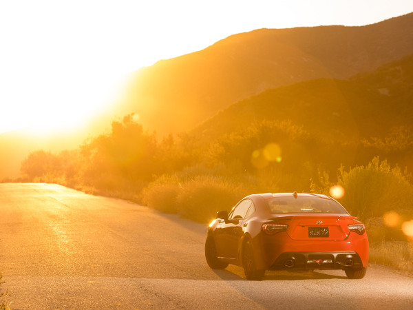 Rear View of the 2017 Toyota 86