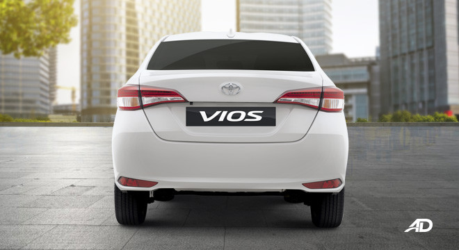 2020 Toyota Vios exterior rear Philippines