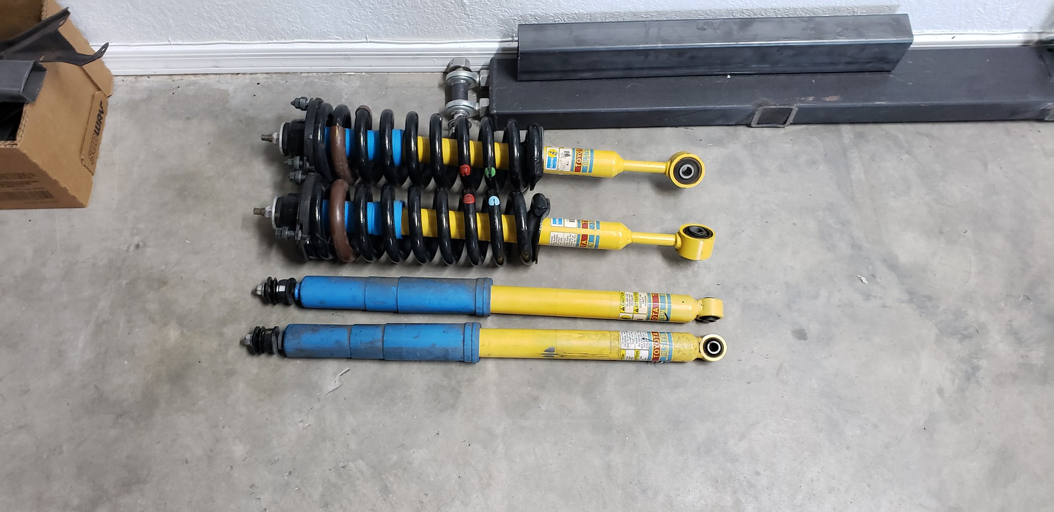 Front Struts and Rear Shocks for a Toyota Tacoma