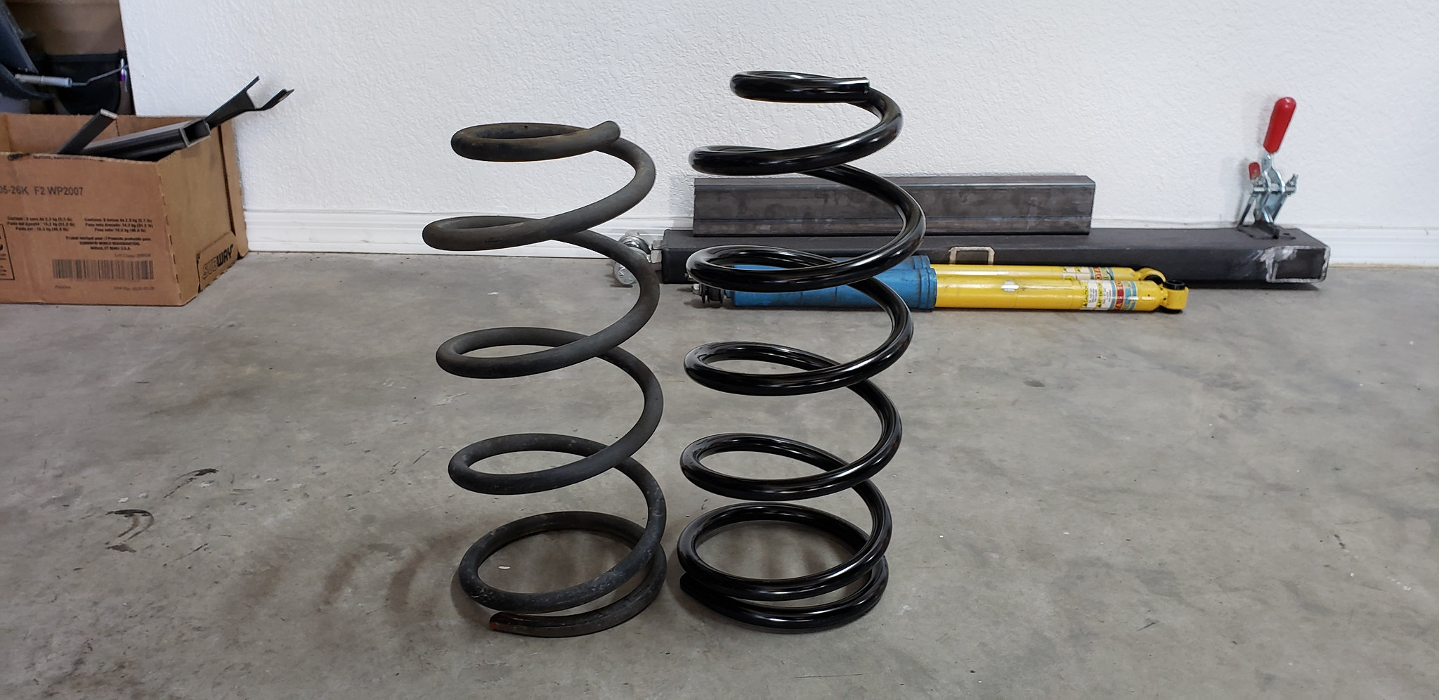 Comparison of New and Old Rear Springs