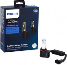 Philips 12794UNIX2 X-tremeUltinon LED Fog Light Kit showcasing the compact design and bright white light output suitable for Toyota 4Runner SR5 fog light upgrade.