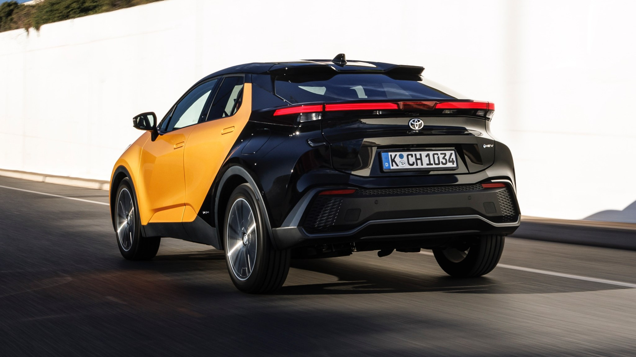 Toyota C-HR rear driving