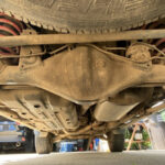 Toyota 4Runner frame undercarriage protected with undercoating product