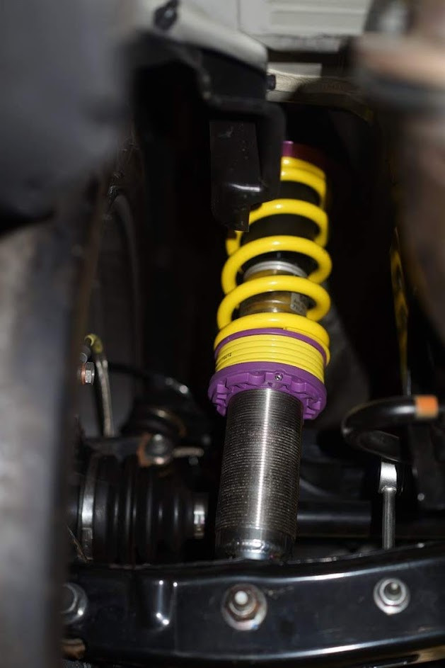 KW Coilover Suspension on GT86 Race Car