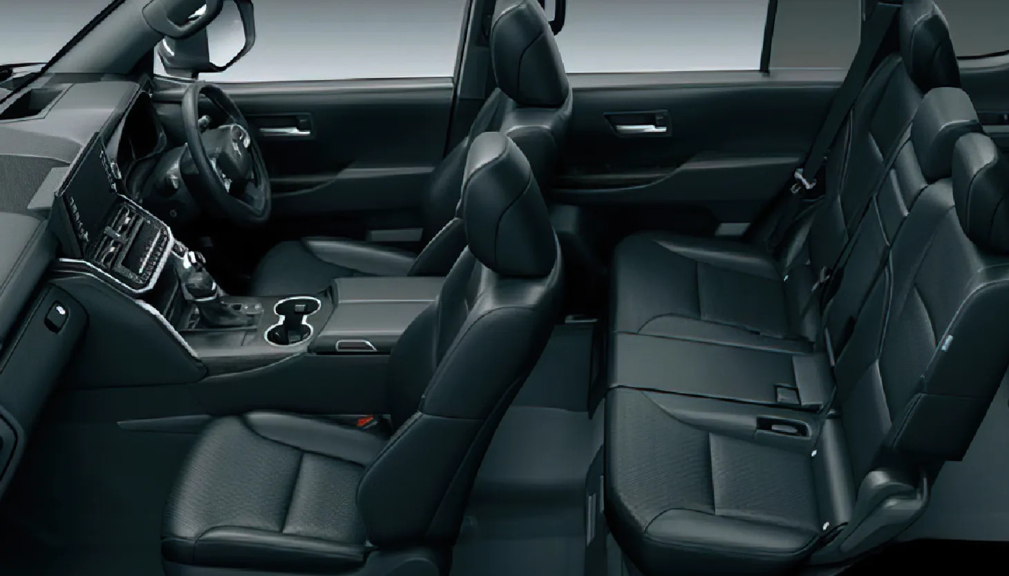 Toyota LC 300 Black Leather Interior