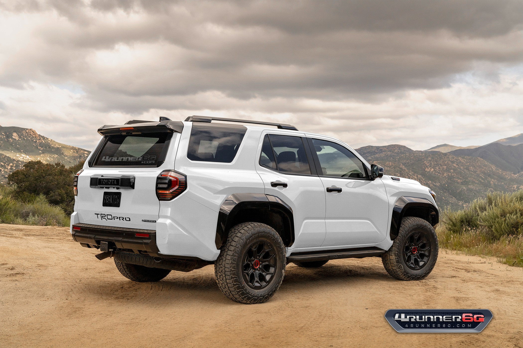 Toyota 4Runner Trailhunter Rendered in Blue Crush Metallic Color Option