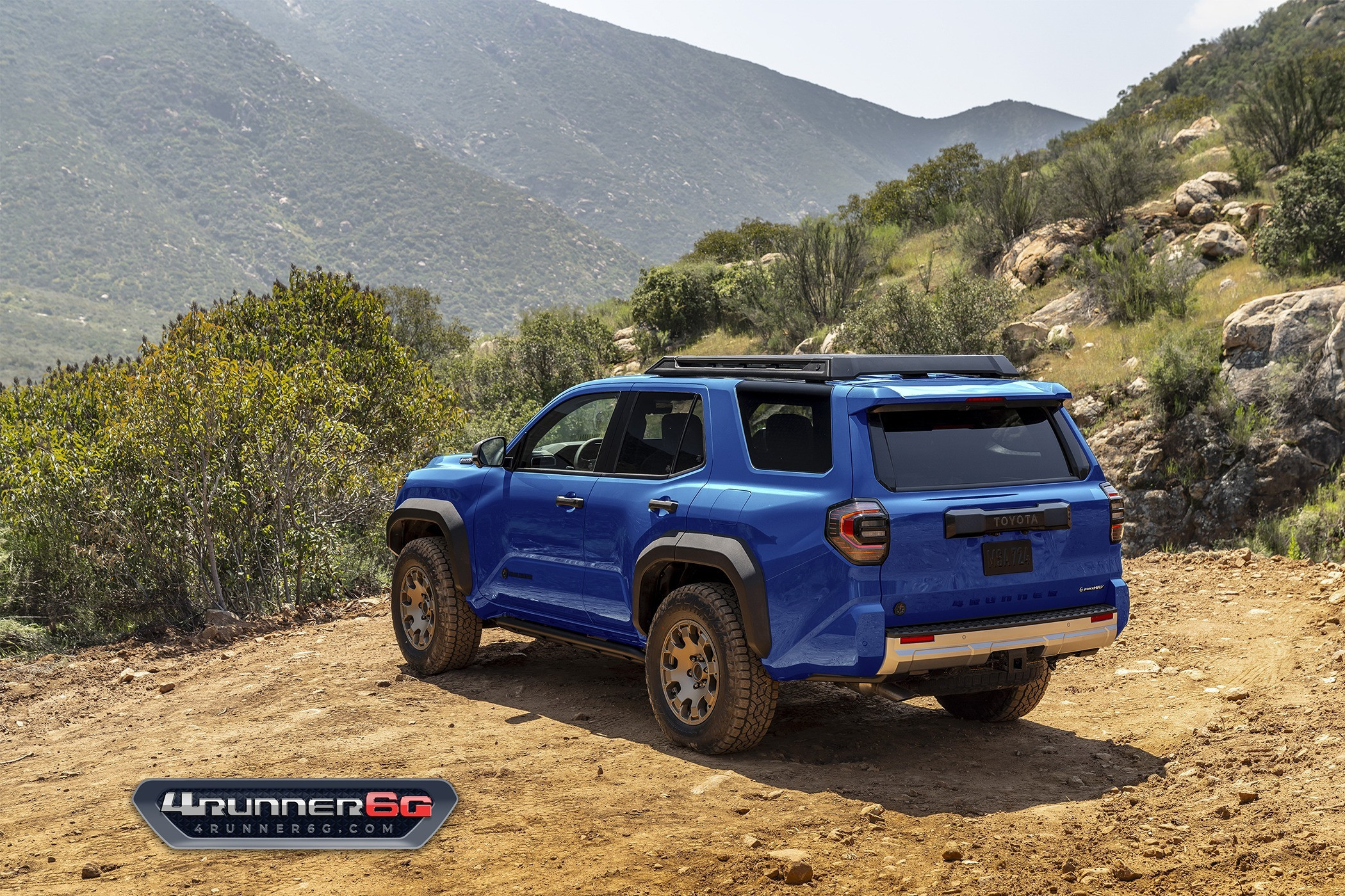 Toyota 4Runner Trailhunter Rendered in Midnight Black Metallic Color Option