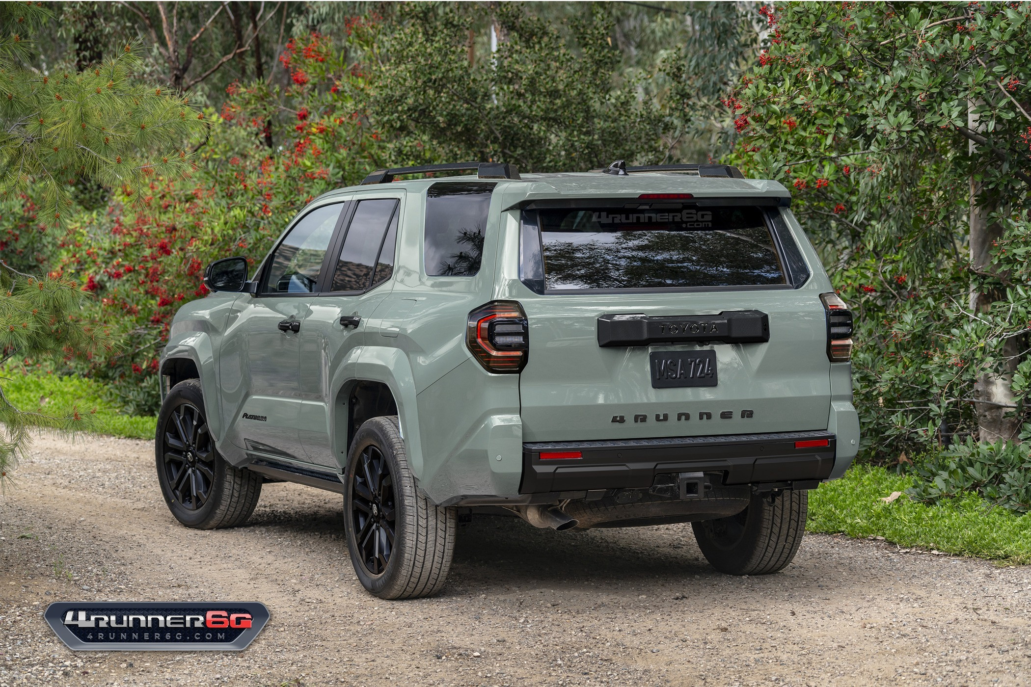 Toyota 4Runner TRD Pro Rendered in Barcelona Red Metallic Color Option