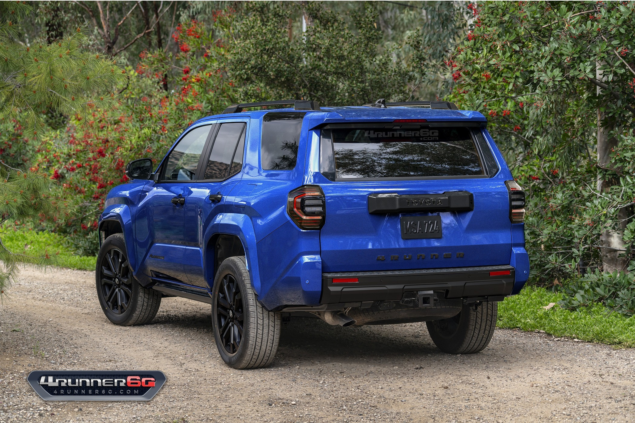 Toyota 4Runner TRD Pro Rendered in Cement Color Option - Angled View