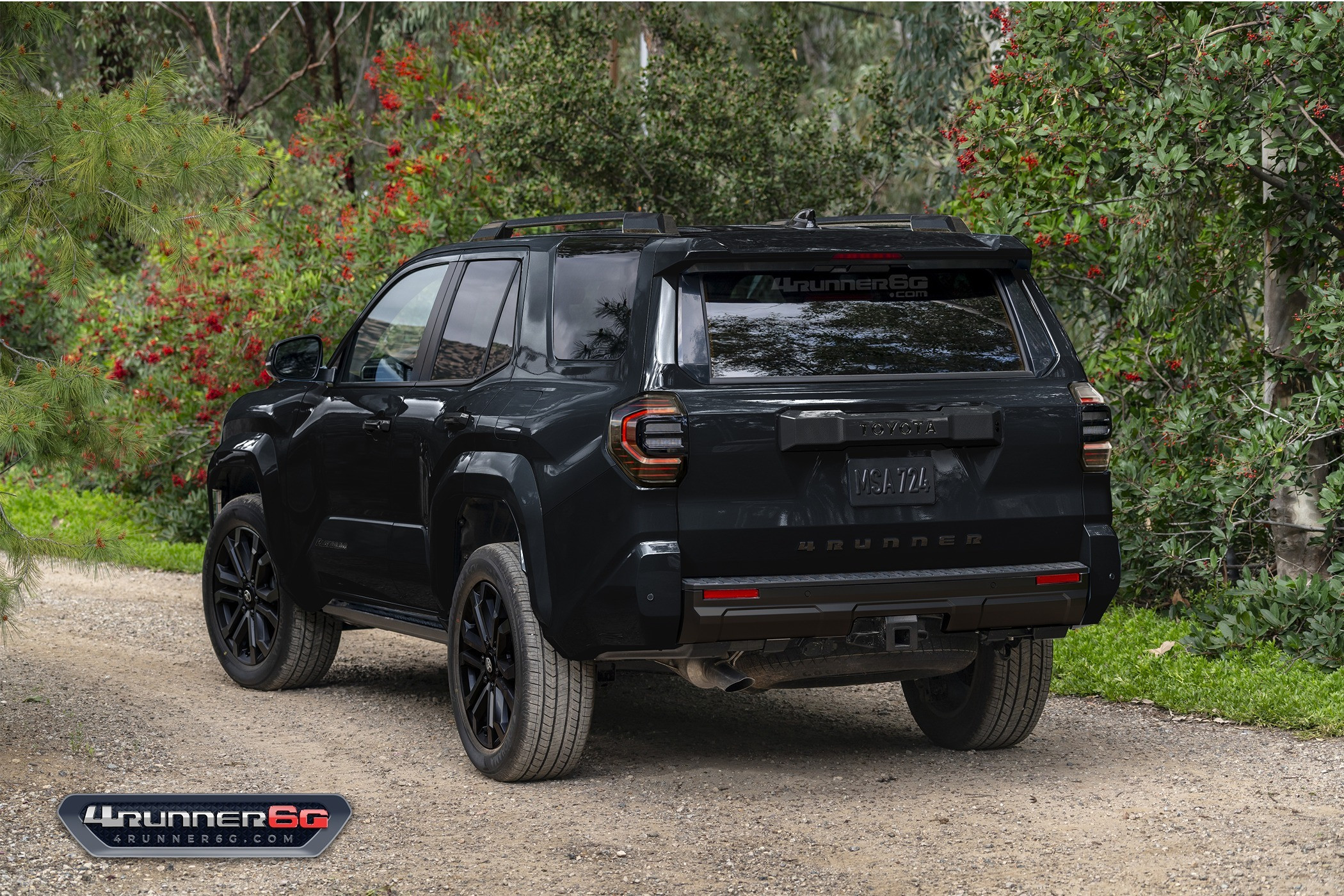 Toyota 4Runner TRD Pro Rendered in Underground Gray Color Option - Angled View