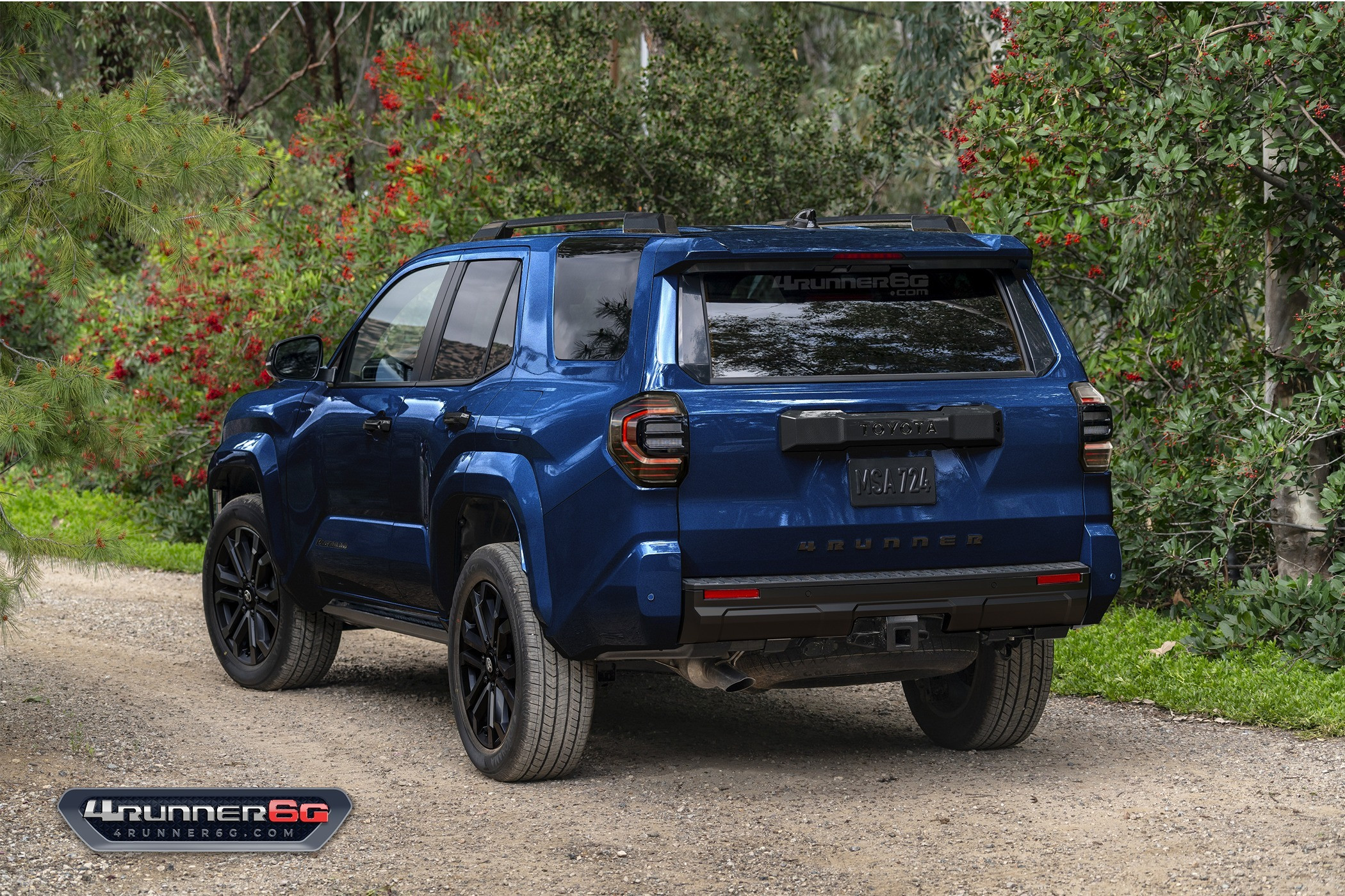 Toyota 4Runner Trailhunter Rendered in Bronze Oxide Color Option - Angled View