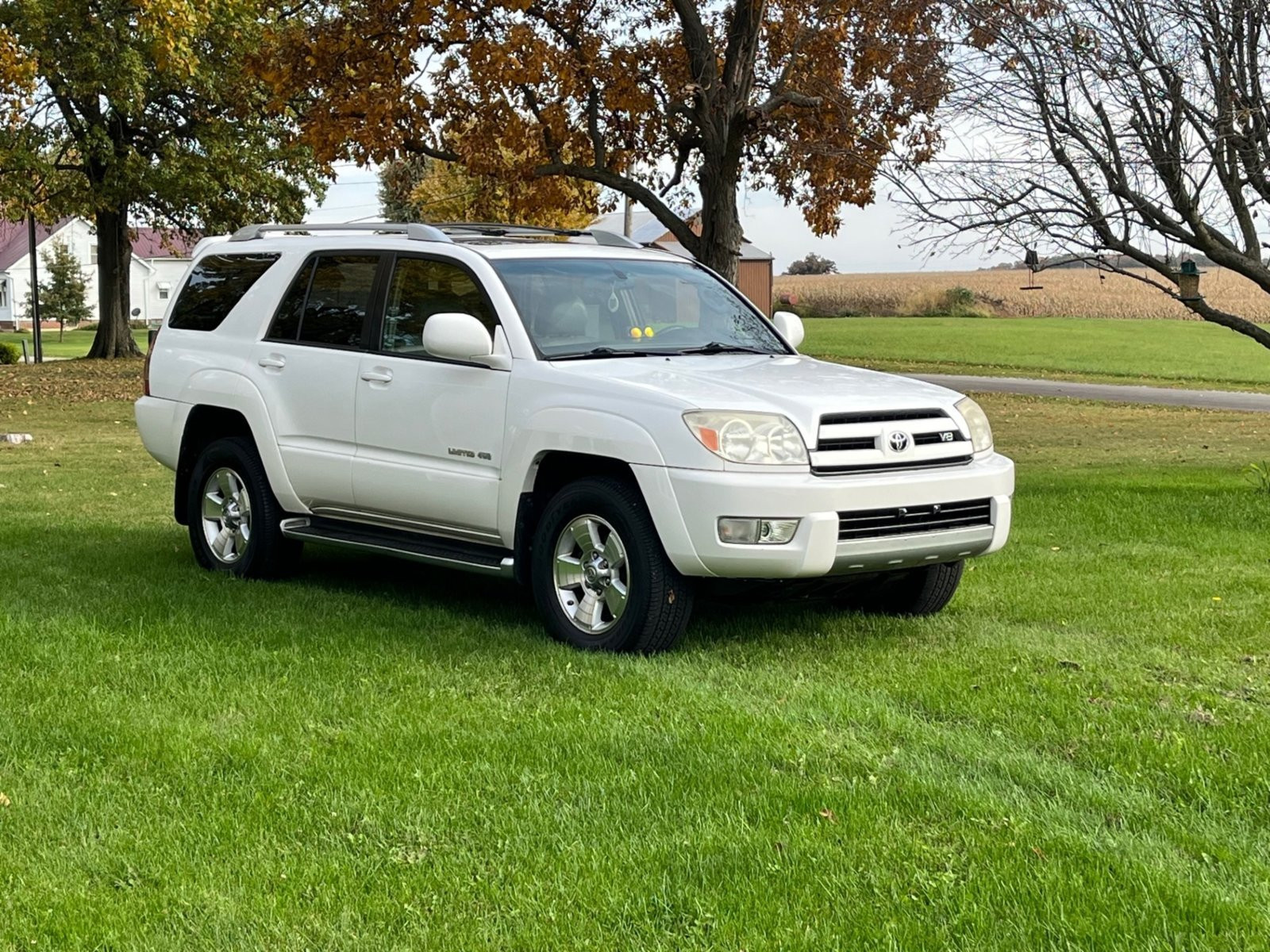 Severely rusted frame of a 2004 Toyota 4Runner, deemed unsafe due to extensive corrosion.