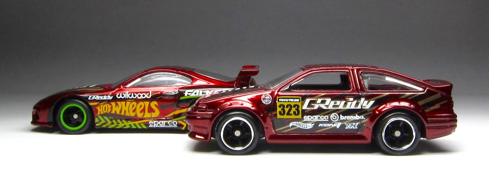 Rear Angle of the 2015 Hot Wheels Toyota Supra