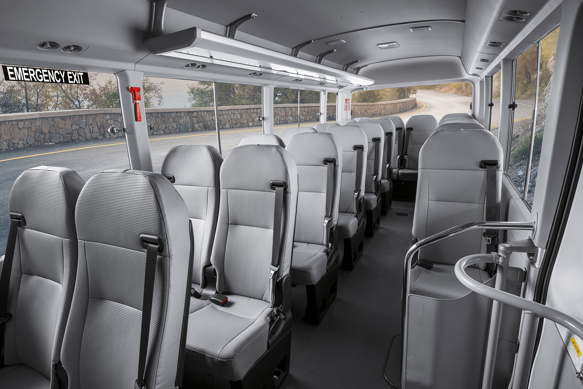 Toyota Coaster Interior Comfortable Seating