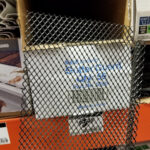 Metal gutter guard for mouse proofing
