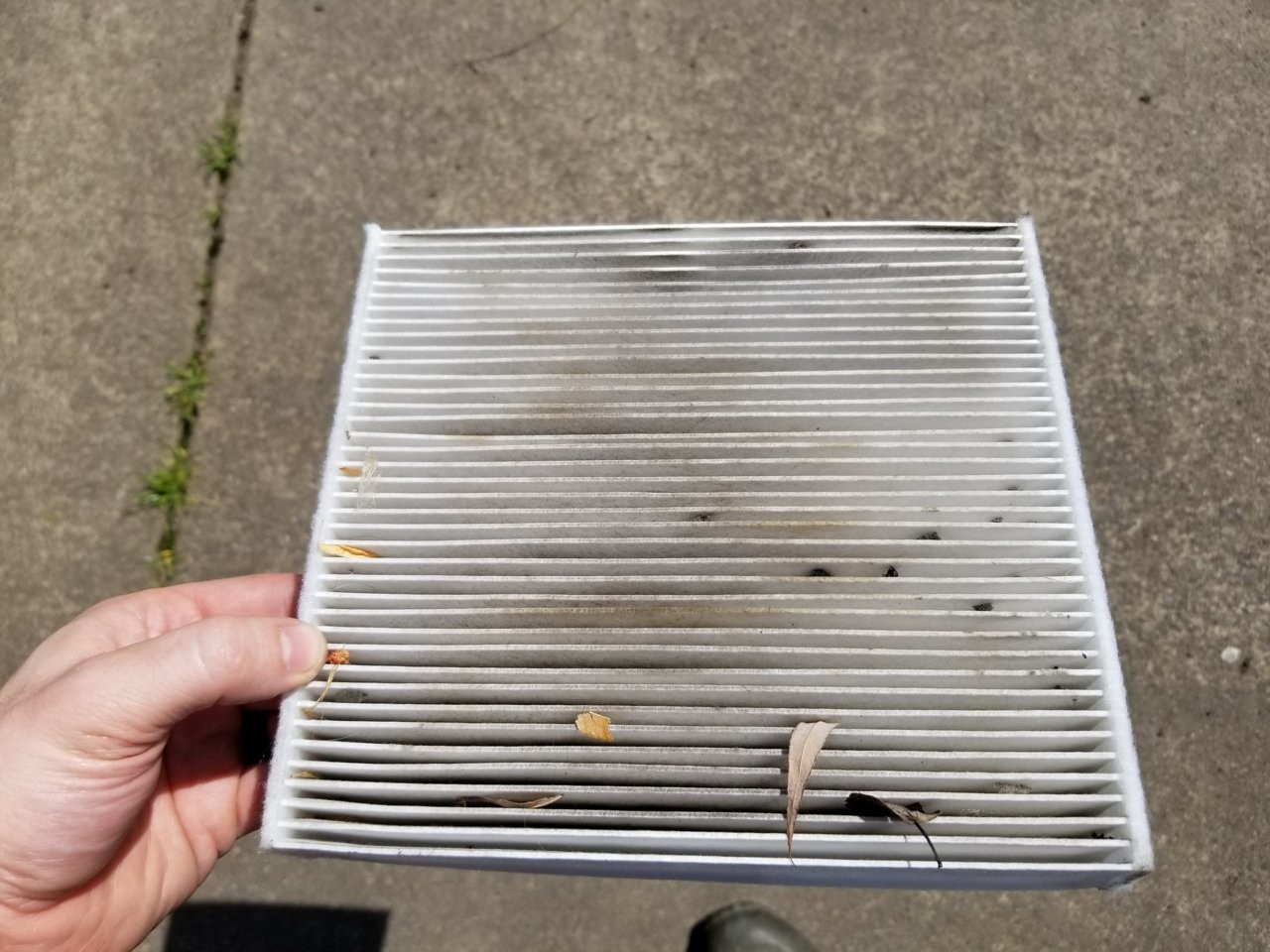 Poop free cabin air filter