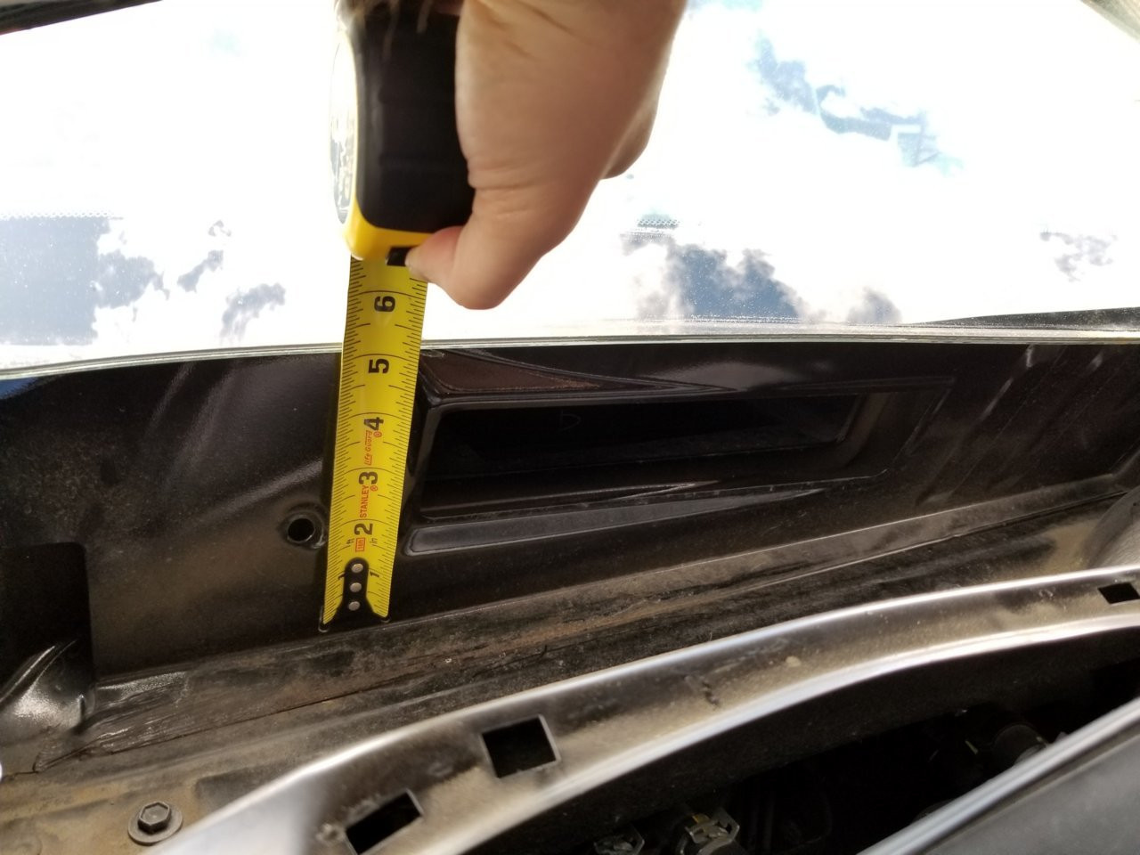 Finished cut of gutter guard