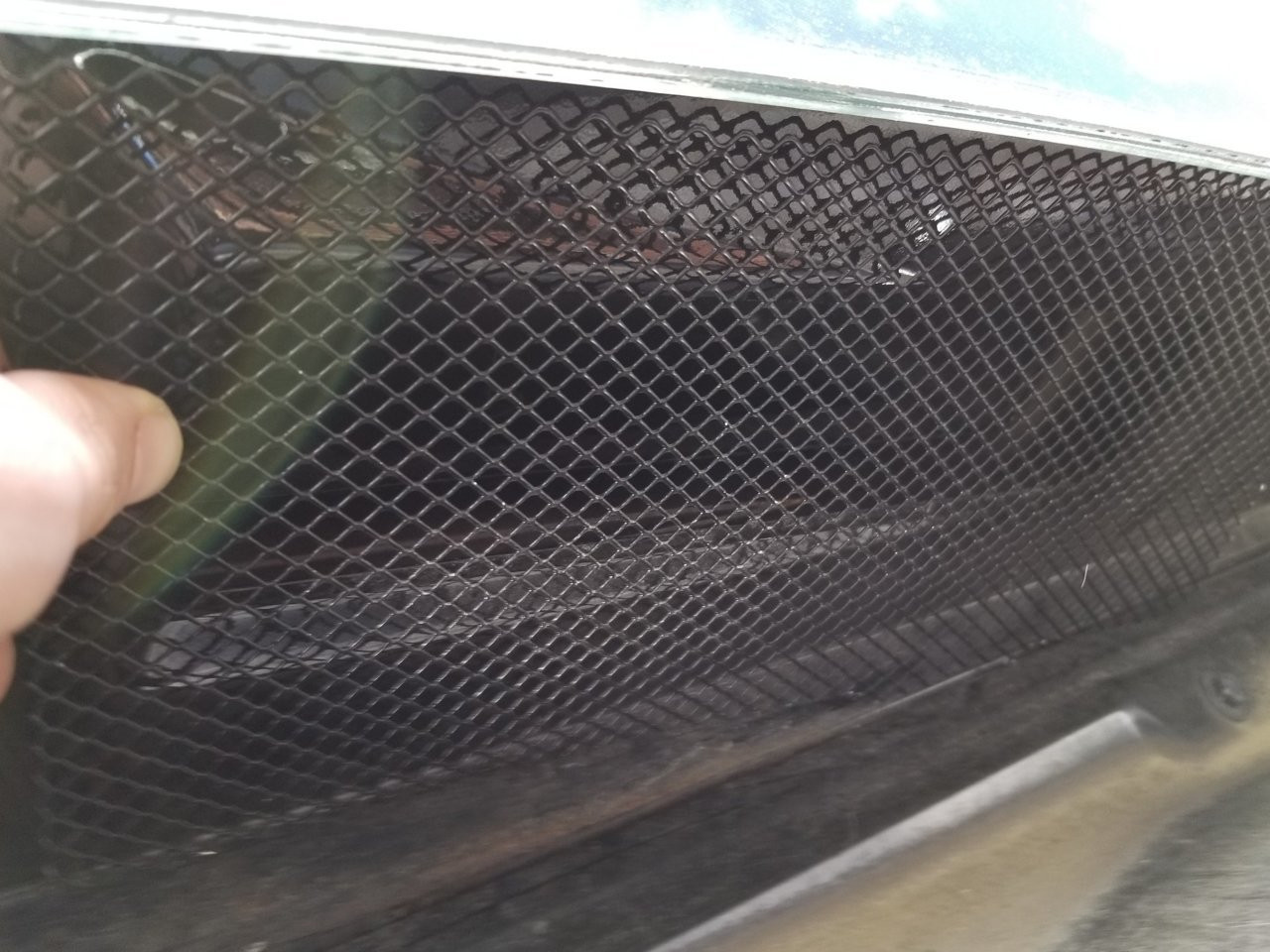 Gutter guard before installation