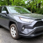 2021 Toyota RAV4 XLE AWD front three-quarter