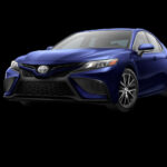 Blueprint 2022 Toyota Camry on White Background