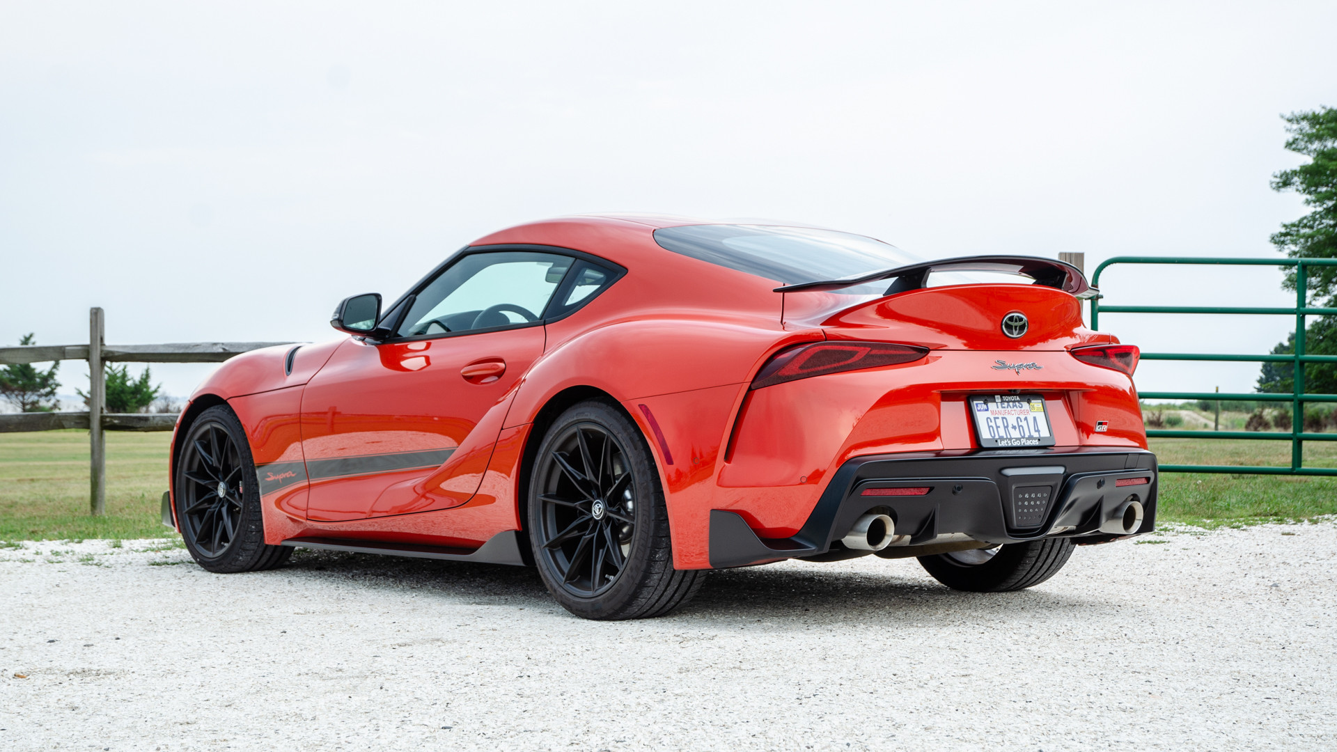 Toyota Supra road presence