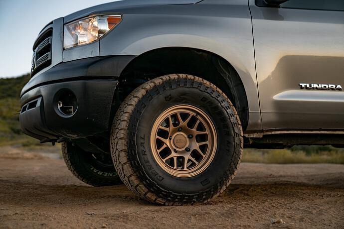 Toyota Tundra with New Tires