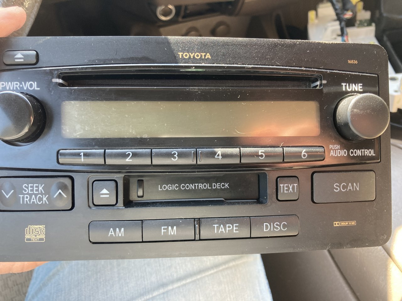 2006 Toyota Tacoma Non-JBL Head Unit