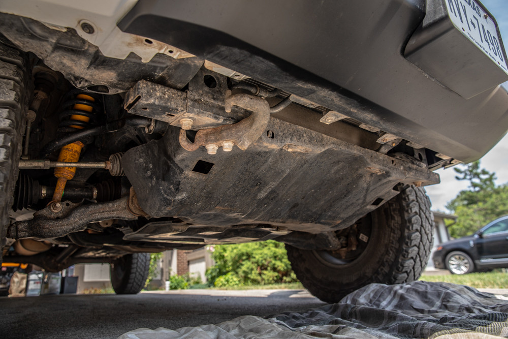 Removing Front Skid Plate for Oil Change - 3rd Gen Tacoma