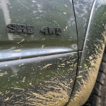 Rust on the undercarriage of a Toyota 4Runner, indicating corrosion and potential structural issues