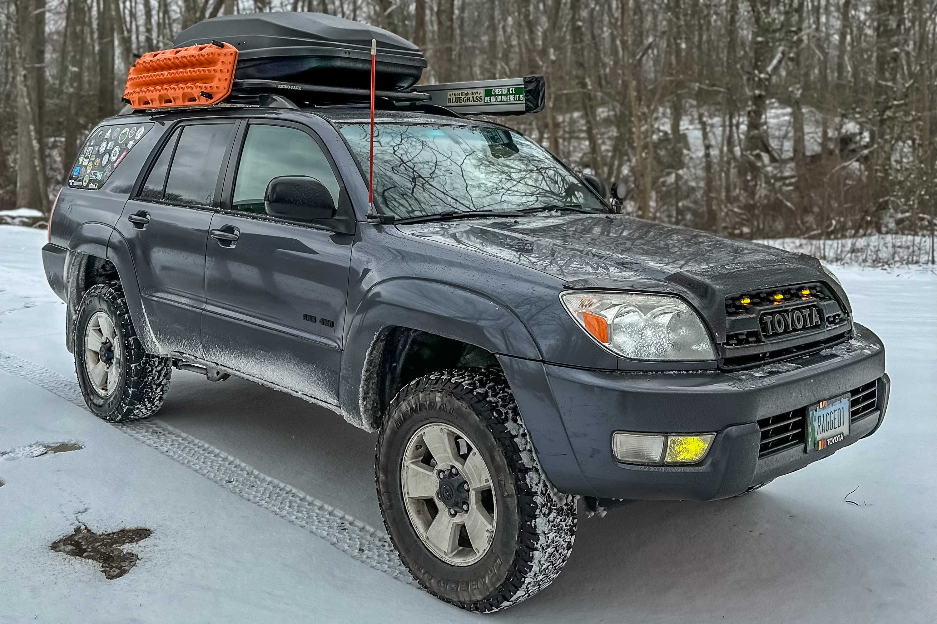 Toyota 4Runner on a trail