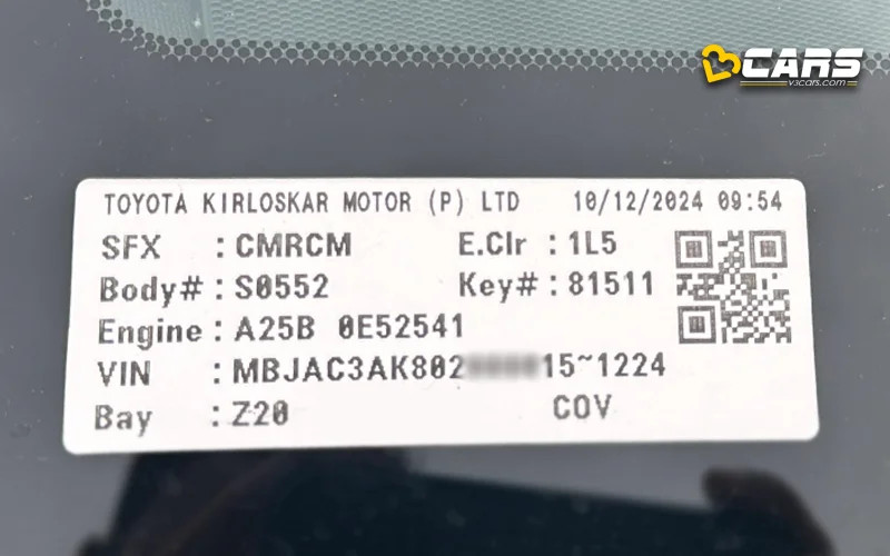 How to decode toyota vin number find manufacturing date