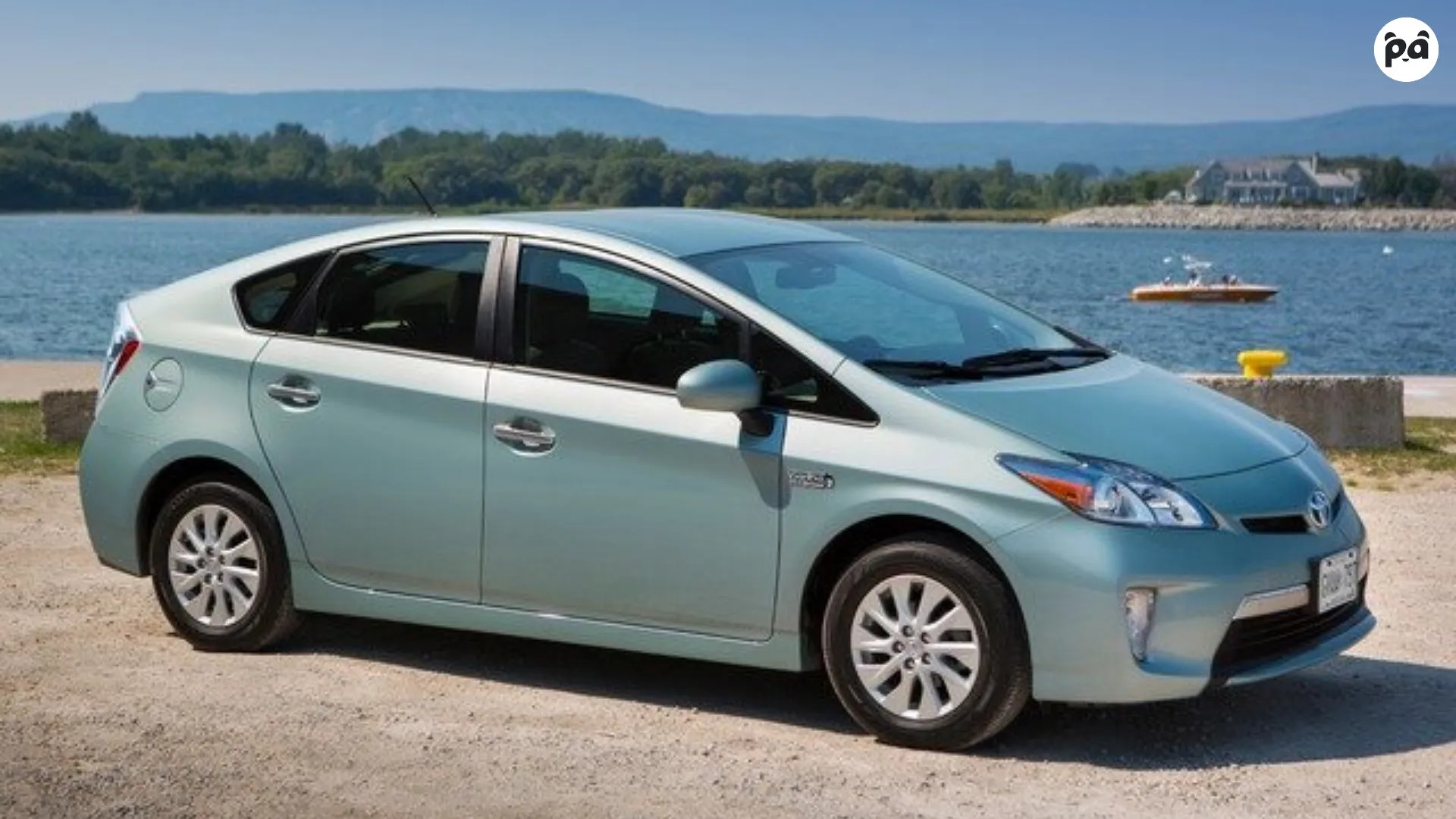 Toyota Prius dashboard displaying the check engine light, a potential sign of battery issues.