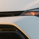 Used Toyota Camry parked on a sunny day, showcasing its sleek design