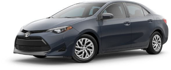 Toyota Corolla LE with standard steel wheels