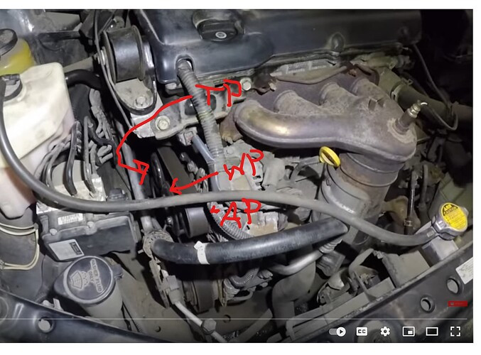 Serpentine belt tensioner
