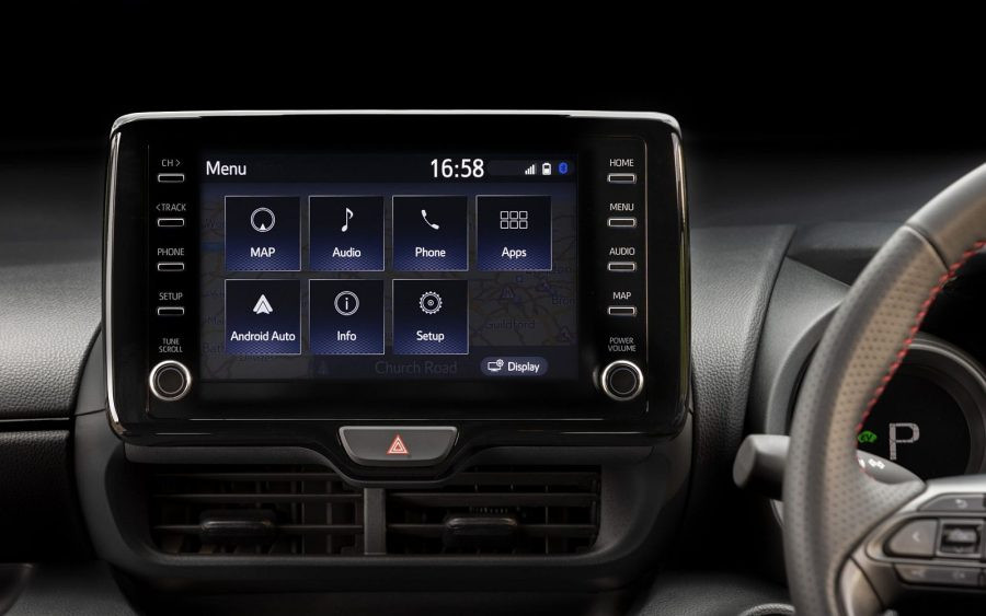 Toyota Yaris GR Sport with Toyota Touch 2 multimedia system