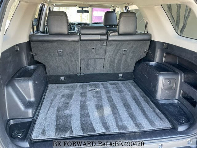 Black cargo space of toyota 4runner showcasing its spaciousness and versatility for carrying large items and gear