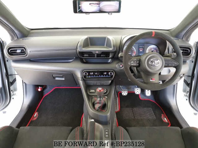Toyota Yaris 2023 4WDGRMN GR drivingsheet showcasing its performance-oriented interior