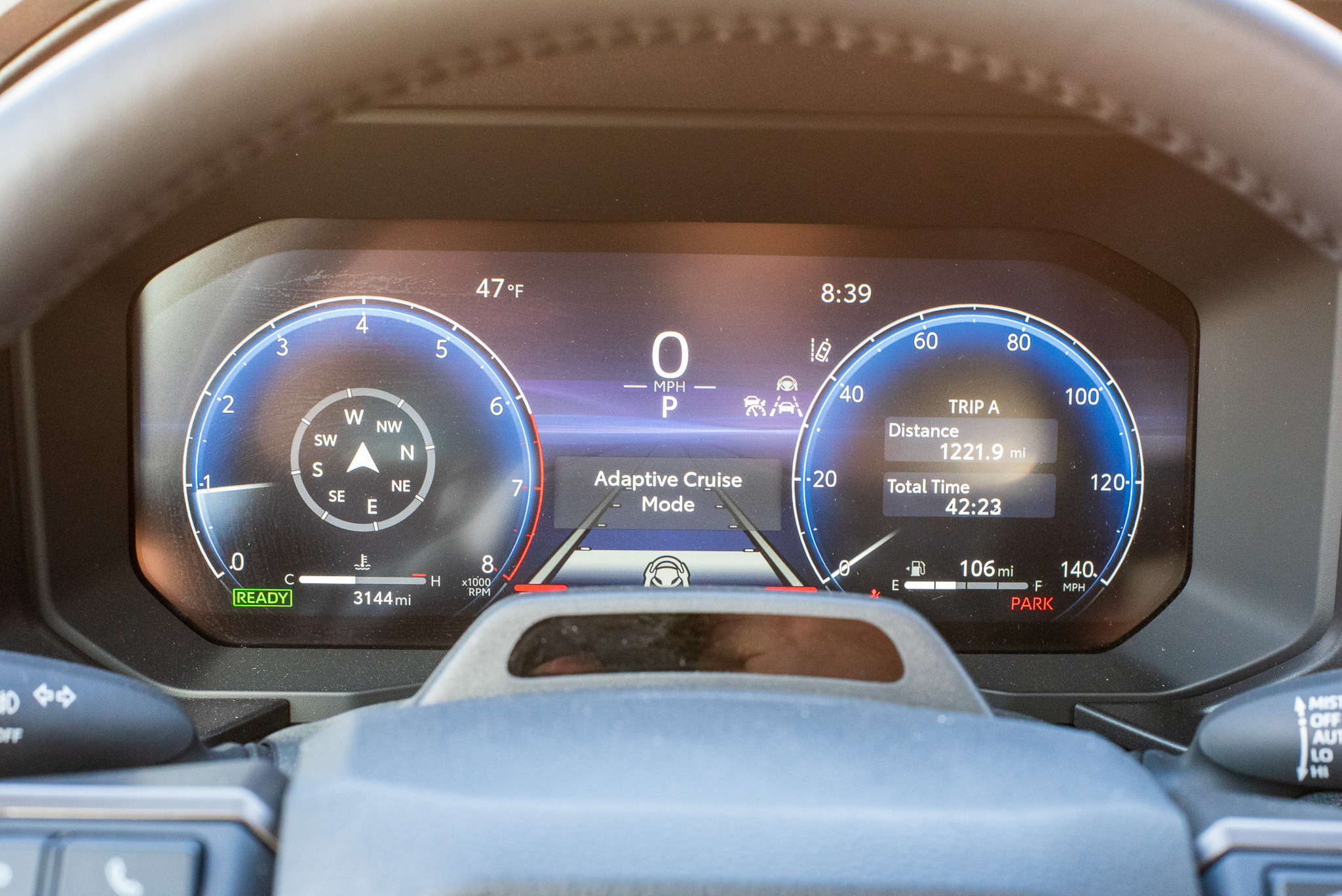 Toyota Land Cruiser Dashboard and Infotainment System