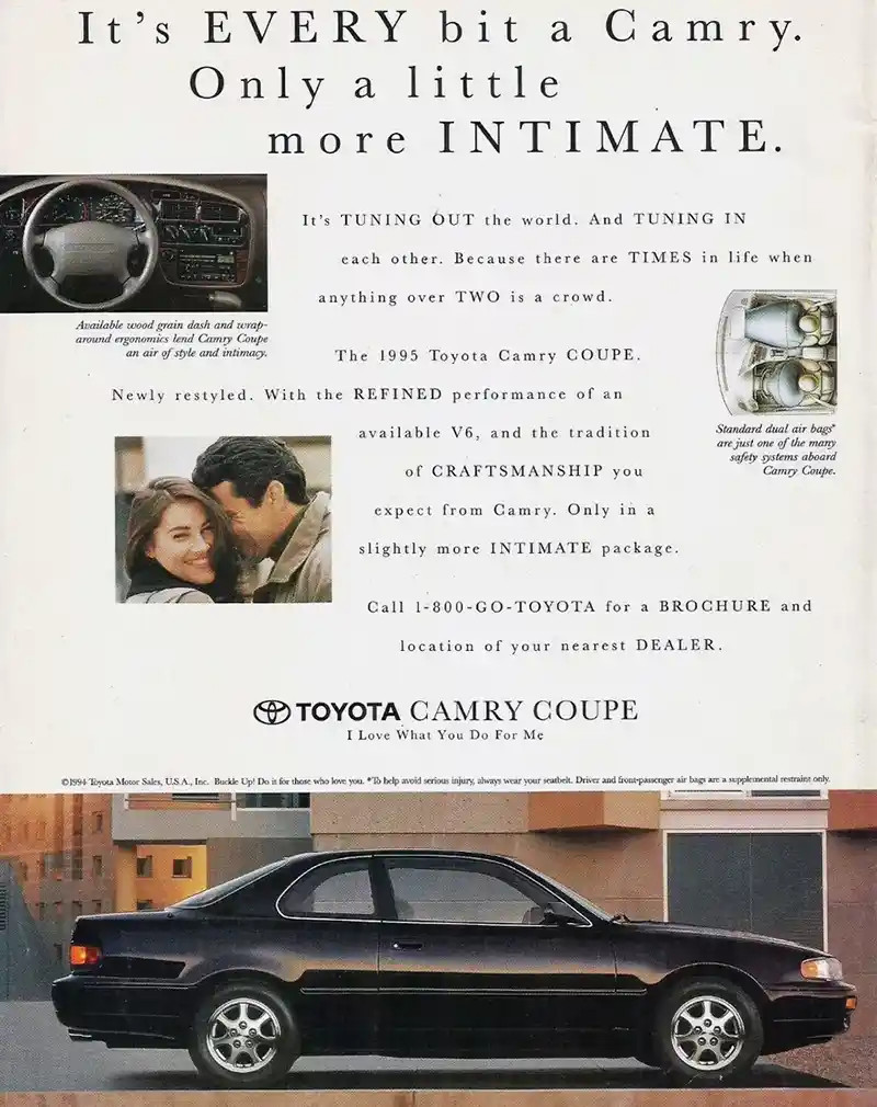 Toyota Camry Coupe Ad 1
