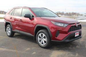 Toyota RAV4 Interior with Car Seats