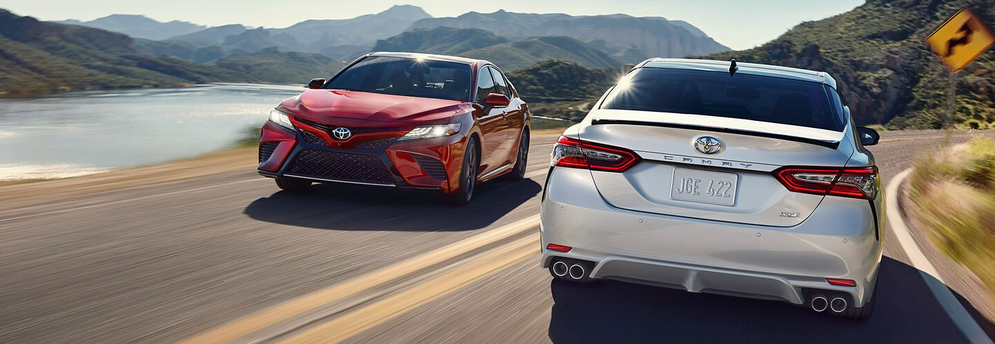 Toyota Camry on a city road