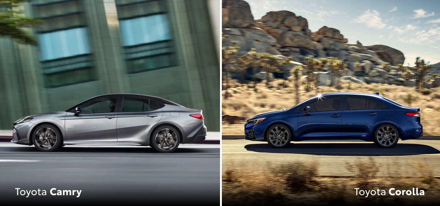 Camry vs. Corolla Size Comparison