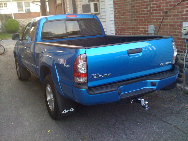 Toyota Tacoma with a plow