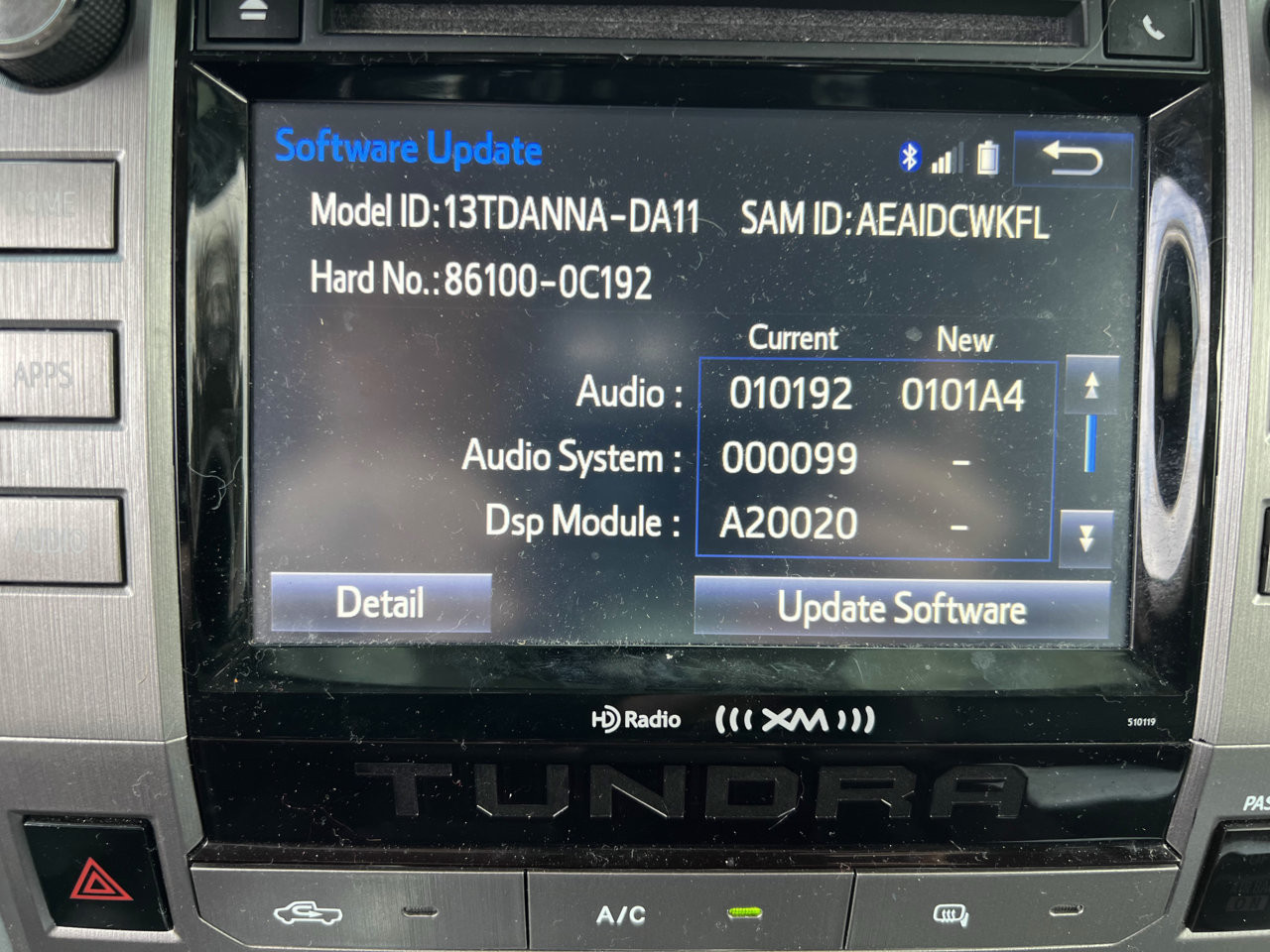 Entune System Update