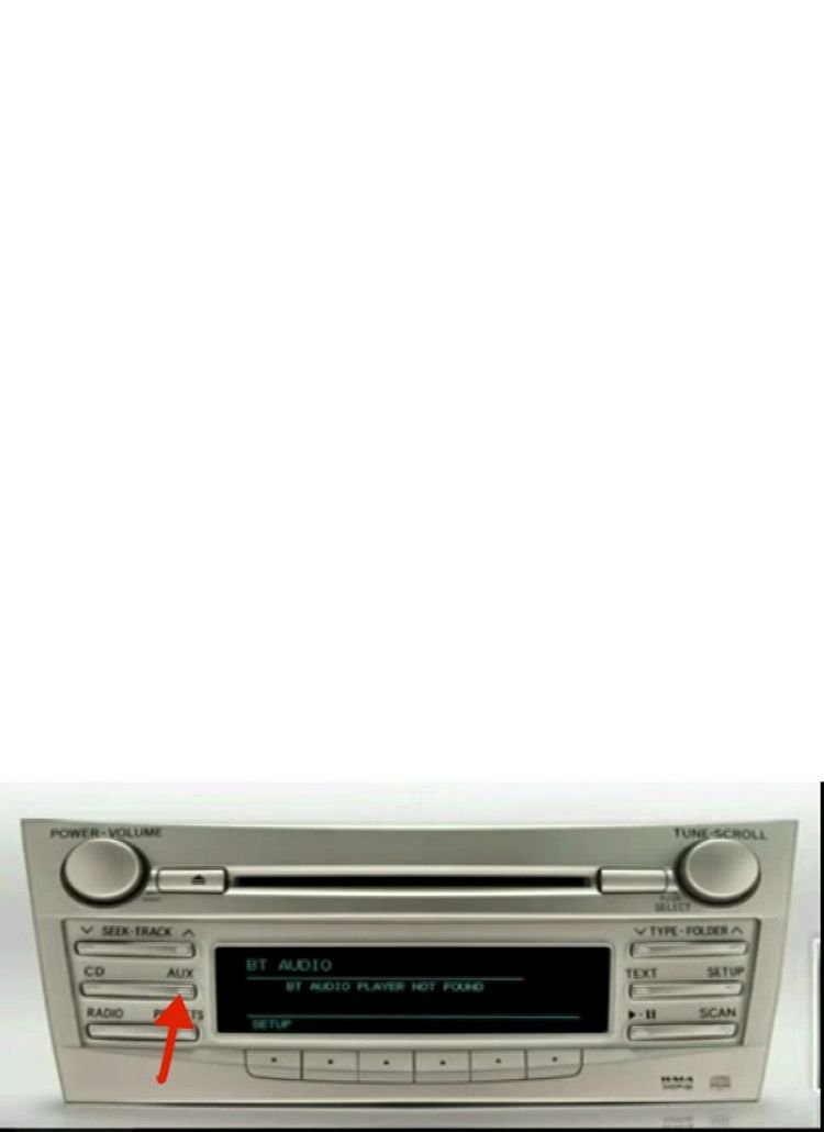 Pairing Bluetooth on Toyota Camry