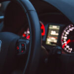 Steering wheel of a car