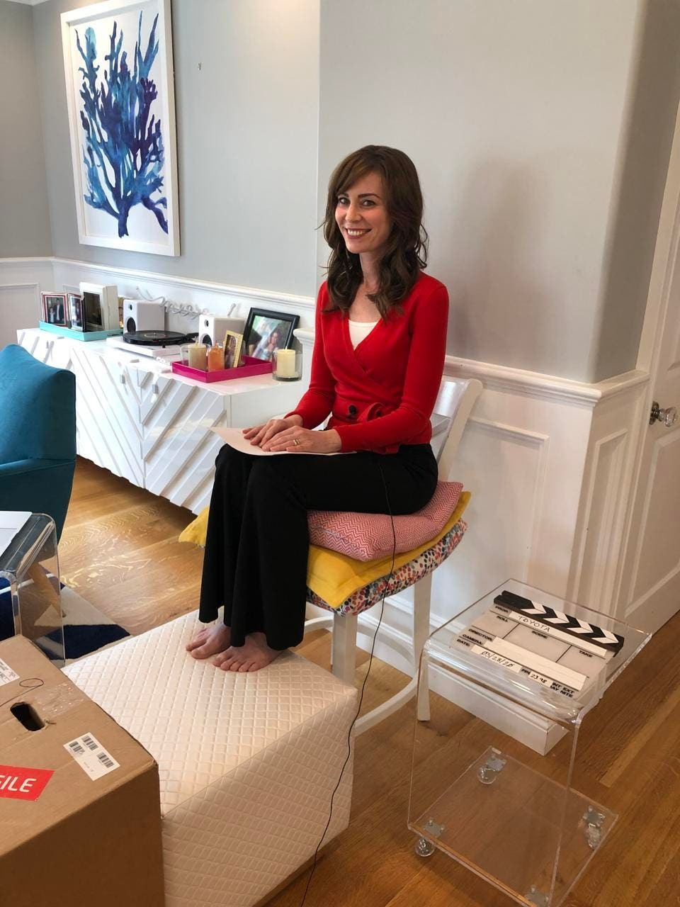 Jan from Toyota records ad remotely