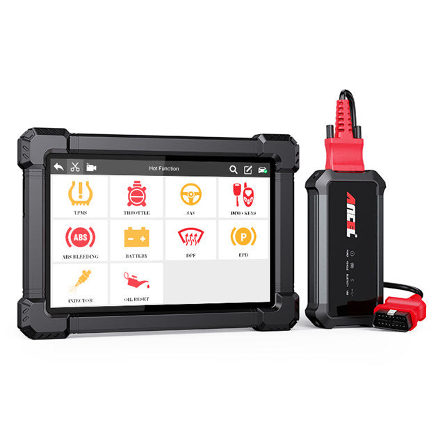 OBD2 Scanner Connected to Car