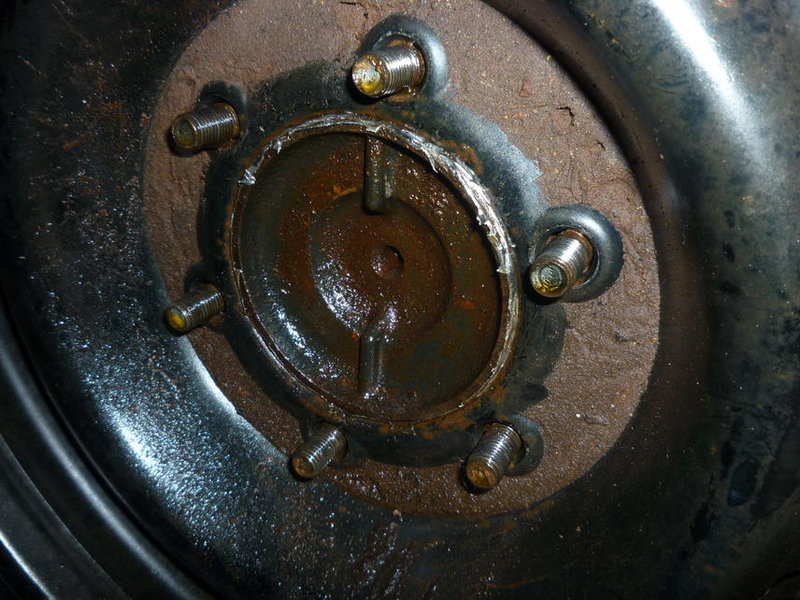 Close Up Of Wheel Hub